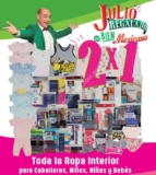 Ofertas Julio Regalado 2017: 2×1 en ropa interior para caballeros, niños y bebés