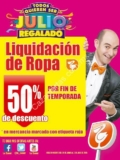 Ofertas Julio Regalado 2015: 50% de descuento en ropa con etiqueta roja