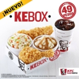 Nuevo combo Kebox KFC a sólo $49 pesos