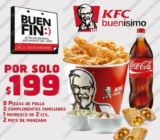 Promoción KFC El Buen Fin 2016: Paquete familiar por $199