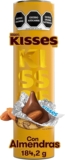 Chocolates Kisses de Hersheys con almendras tubo de 182 g bajan a un excelente precio
