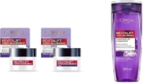 Combo Revitalift ácido hialurónico con crema de día + crema de noche + agua micelar hidratante a un gran precio