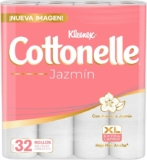 Papel higiénico Kleenex Cottonelle Jazmín con 32 rollos XL extra grandes baja a su precio más económico