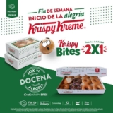 Promociones Krispy Kreme Fin de semana: 2×1 en Krispy Bites, Snax gratis y más