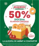 En Krispy Kreme 50% de descuento en docenas glaseadas este fin de semana