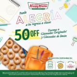 En Krispy Kreme 50% de descuento en docenas glaseadas y sabor limón este fin de semana