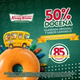 En Krispy Kreme docena glaseada original y sabor caramelo a mitad de precio este fin de semana