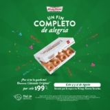 Promoción Krispy Kreme fin de semana de alegría: Docena glaseada a $99 este fin de semana