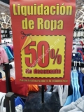 En La Comer Liquidación de ropa 2019 con rebajas de 50% de descuento en etiqueta roja