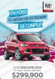 Ofertas en Ford El Buen Fin 2014: 0% de interés y bono de 10 mil pesos