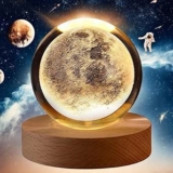 Lámpara de buró 3D con diseño de Luna baja de precio