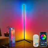 Lámpara de pie inteligente multicolor de 1.65 m baja a un tremendo precio