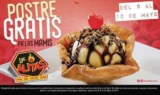 Postre GRATIS en Las Alitas por el Día de las Madres