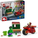 Set de construcción Lego Marvel Hulk y Iron Man en moto bajan a su menor precio