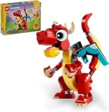 Juguete de construcción Lego Creator 3 en 1 Dragón Rojo baja a un excelente precio