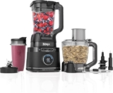 Sistema de cocina Pro Ninja Detect BlendSense con licuadora y procesador de alimentos de 1800 W de potencia baja a su menor precio + 15 meses sin intereses