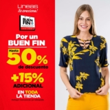 Lineas El Buen Fin 2020: hasta 50% de descuento + 15% adicional