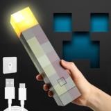 Linterna LED recargable con diseño de Minecraft baja a un precio buenísimo