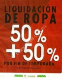 En Comercial Mexicana Liquidación de Ropa con 50% de descuento + 50% adicional