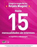 Promoción Liverpool Reyes Magos: 15 meses sin intereses en juguetes y videojuegos