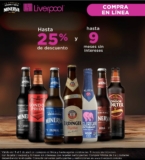 En Liverpool hasta 25% de descuento en cervezas artesanales e importadas