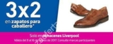 En Liverpool 3×2 en zapatos para hombre