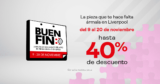 Liverpool El Buen Fin 2020: hasta 40% de descuento en toda la tienda
