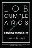 Promoción LOB Cumple Años: cupón de $100 por cada $500 de compra