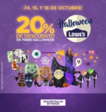 En Lowes 20% de descuento en toda la decoración de Halloween