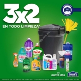 En Lowes 3×2 en todos los artículos de limpieza y otras ofertas