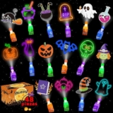 Paquete de 48 luces proyectoras de juguete con diseños de Halloween bajan a un precio buenísimo