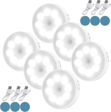 Juego de 6 luces LED recargables con sensor de movimiento bajan a su menor precio