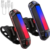 Juego de 2 luces LED recargables para bicicleta bajan a un gran precio