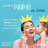 Promoción Día de las Madres Lumen Cinemex: boletos de regalo en compras en línea