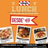 Lunch desde $69 en restaurantes TGI Fridays