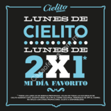 En Cielito Querido Café 2×1 todos los lunes después de las 6:00 PM