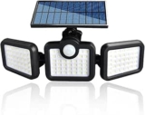 Luminaria LED para exteriores con control remoto y panel solar baja a su menor precio