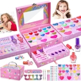 Juego de maquillaje para niñas con estuche y 47 piezas baja a su menor precio