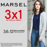 Rebajas Marsel: ahora 3×1 en toda la tienda y hasta 12 meses sin intereses