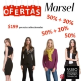 Ofertas Marsel: Hasta 50% más 30% de descuento y prendas seleccionadas desde $199