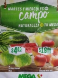 Ofertas Martes y Miércoles del Campo 8 y 9 de mayo en Soriana Mega