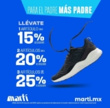 Promoción Martí Día del Padre: Descuentos escalonados de hasta el 25%