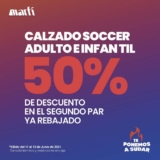 En Martí segundo a mitad de precio en tenis de fútbol ya rebajados