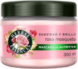 Mascarilla capilar nutritiva Herbal Essences Suavidad y Brillo Rosa Mosqueta baja de precio