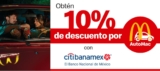 Promoción Mcdonalds: 10% de descuento pagando con tarjetas participantes