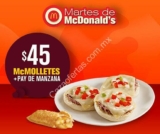 Cupones Martes de McDonalds 27 de noviembre de 2018