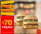 Cupones Martes de McDonalds 13 de agosto 2019