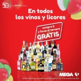 Promoción Mega Soriana El Buen Fin 2018: 3×2 en vinos y licores