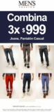 En Mens Fashion 3 pantalones o jeans por $999