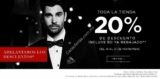 Ofertas Mens Fashion el Buen Fin 2016: 20% de descuento en toda la tienda